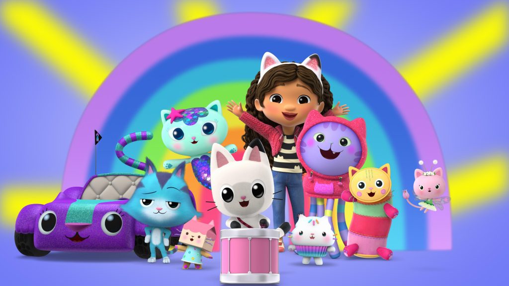 where to watch gabby's dollhouse