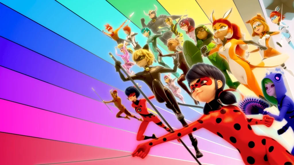 Miraculous Ladybug all main characters in one picture 