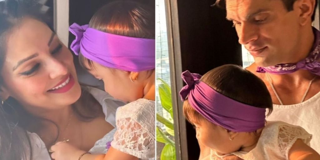 Bipasha Basu’s daughter Devi twins with dad Karan Singh Grover on her 11-month birthday; see INSIDE pics