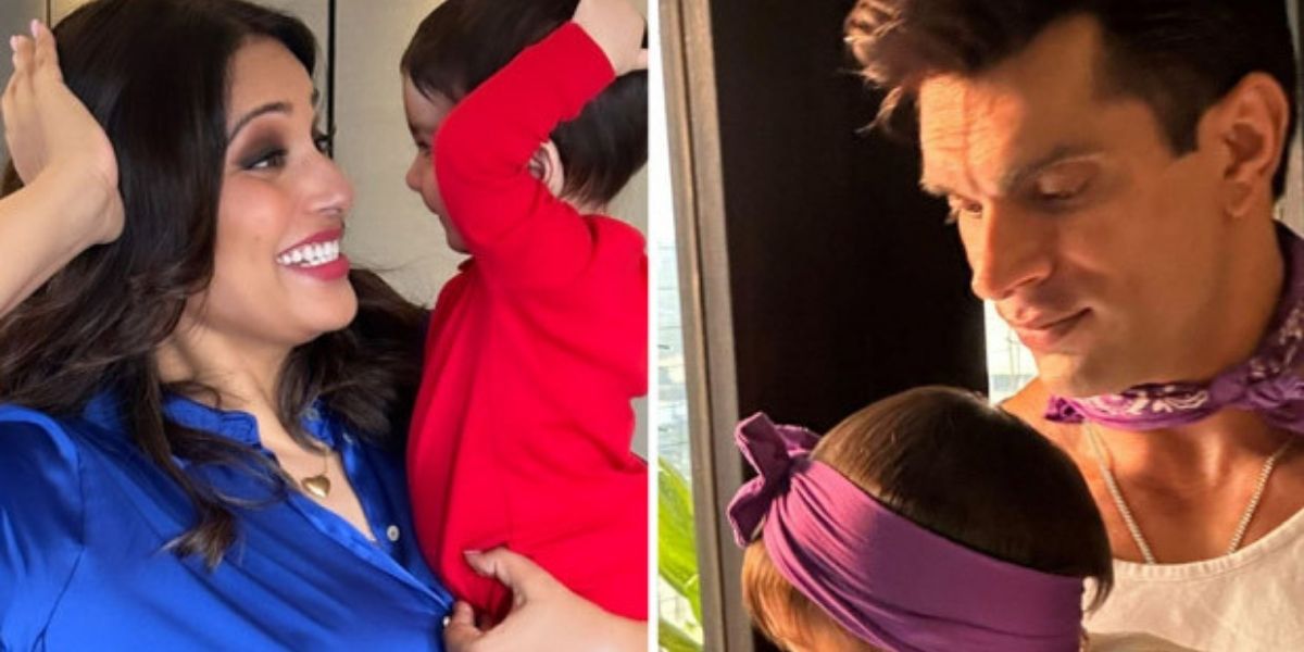 Bipasha Basu’s daughter Devi twins with dad Karan Singh Grover on her 11-month birthday; see INSIDE pics