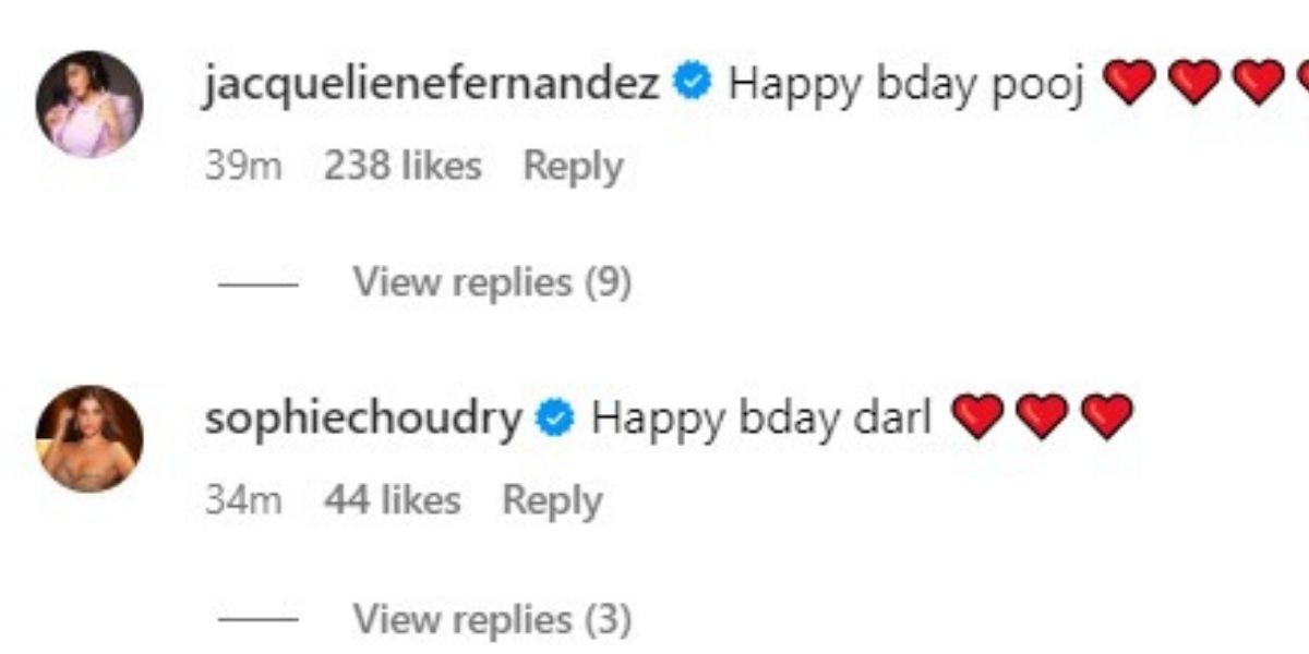 Pooja Hegde gives peek into sweet birthday celebrations in Maldives; Jacqueline Fernandez reacts